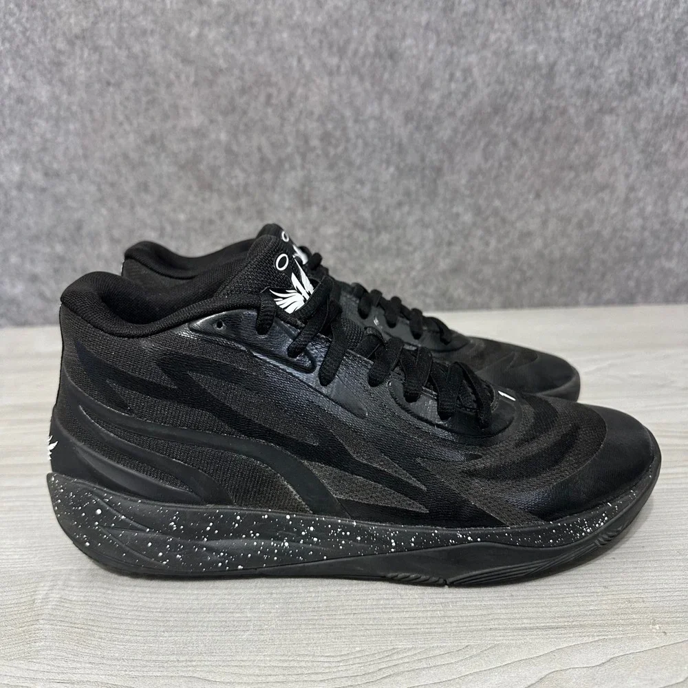 Puma‎ MB.02 Oreo Basketball Shoes Mens 10.5 Black White 379420-01 LaMelo Ball